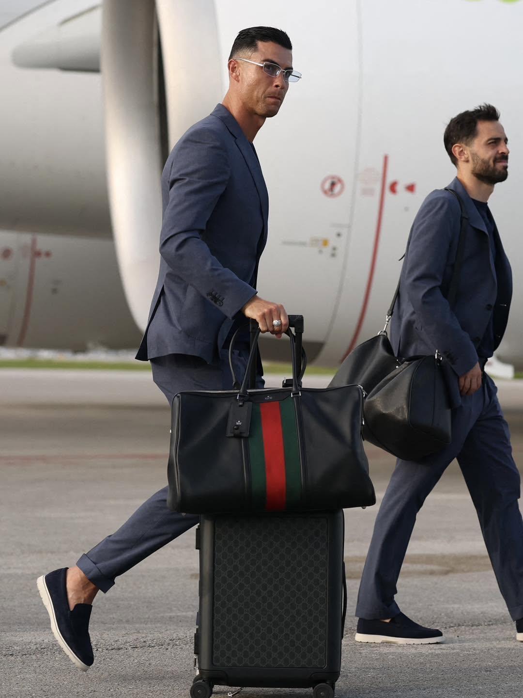 Ronaldo 41 tuổi cực bảnh bao lên đường dự kỳ World Cup thứ 6 (Ảnh: Romano)