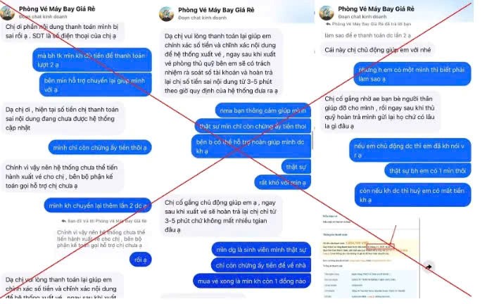 Phòng Cảnh sát hình sự khuyến cáo người dân cần nâng cao cảnh giác khi đặt vé máy bay trực tuyến