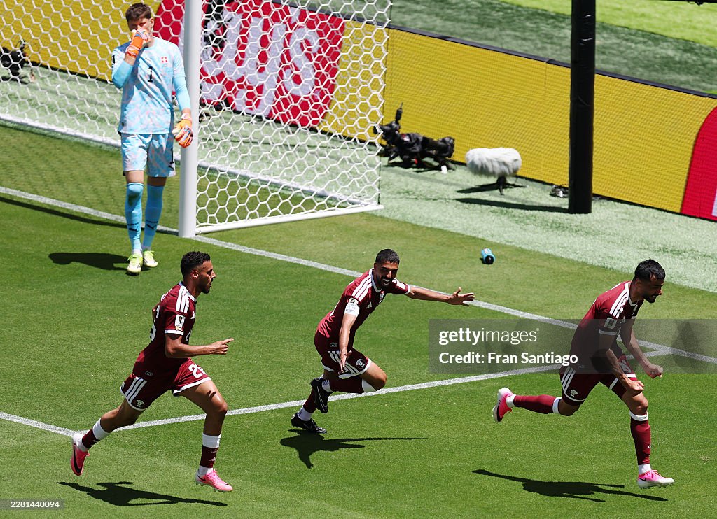 Qatar có bàn thắng lịch sử tại World Cup (Ảnh: Getty)
