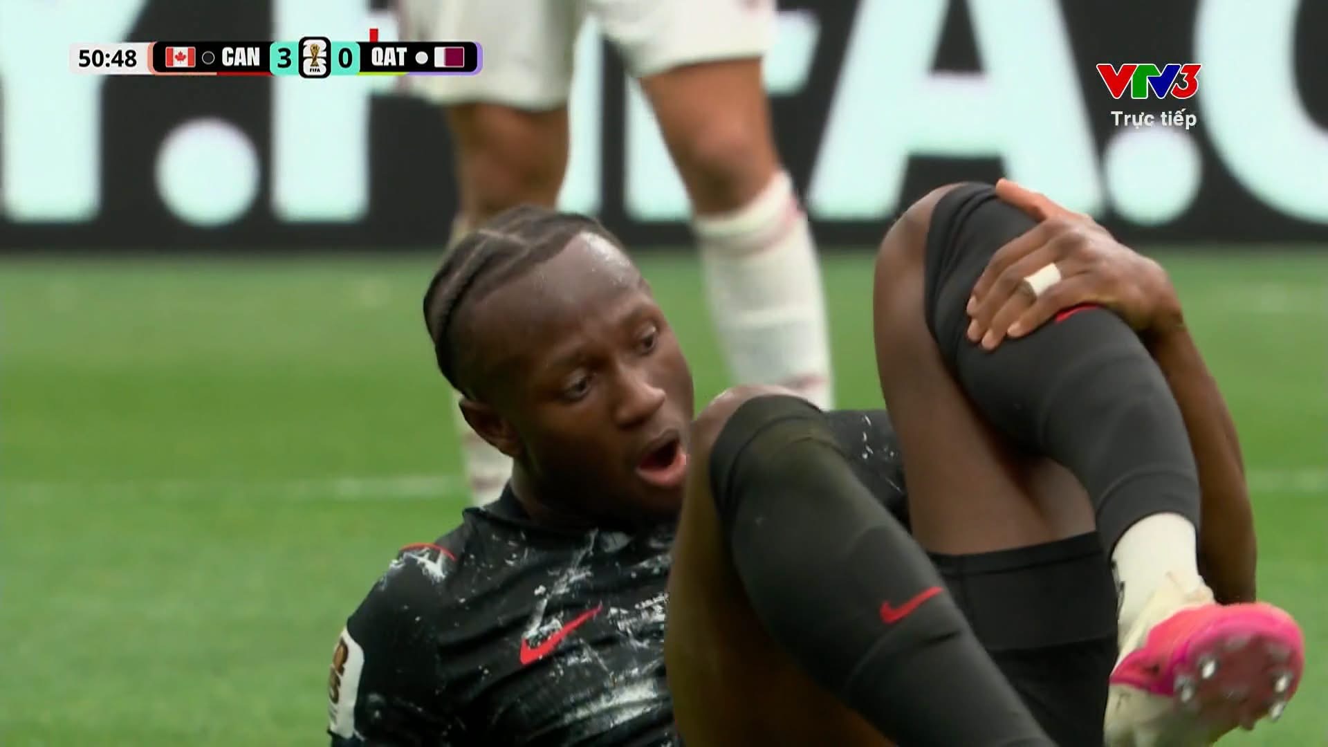 Kone bị gãy chân (Ảnh: VTV)
