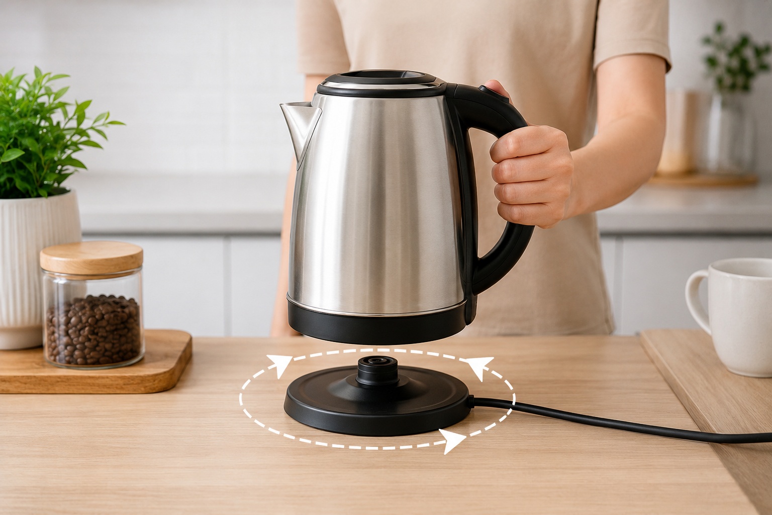 Vì sao dây điện của ấm siêu tốc thường rất ngắn?