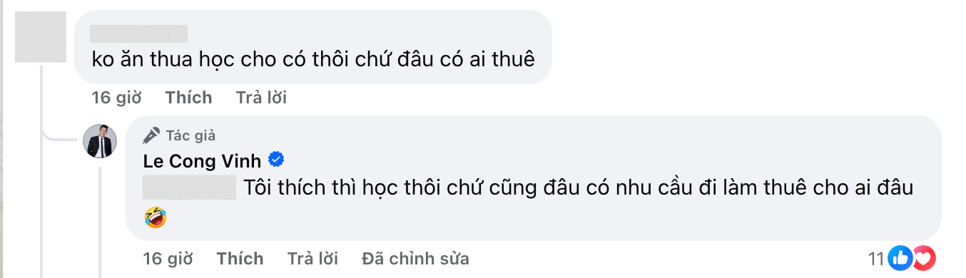 Ông xã Thuỷ Tiên phản pháo netizen mỉa mai chuyện học tập của mình