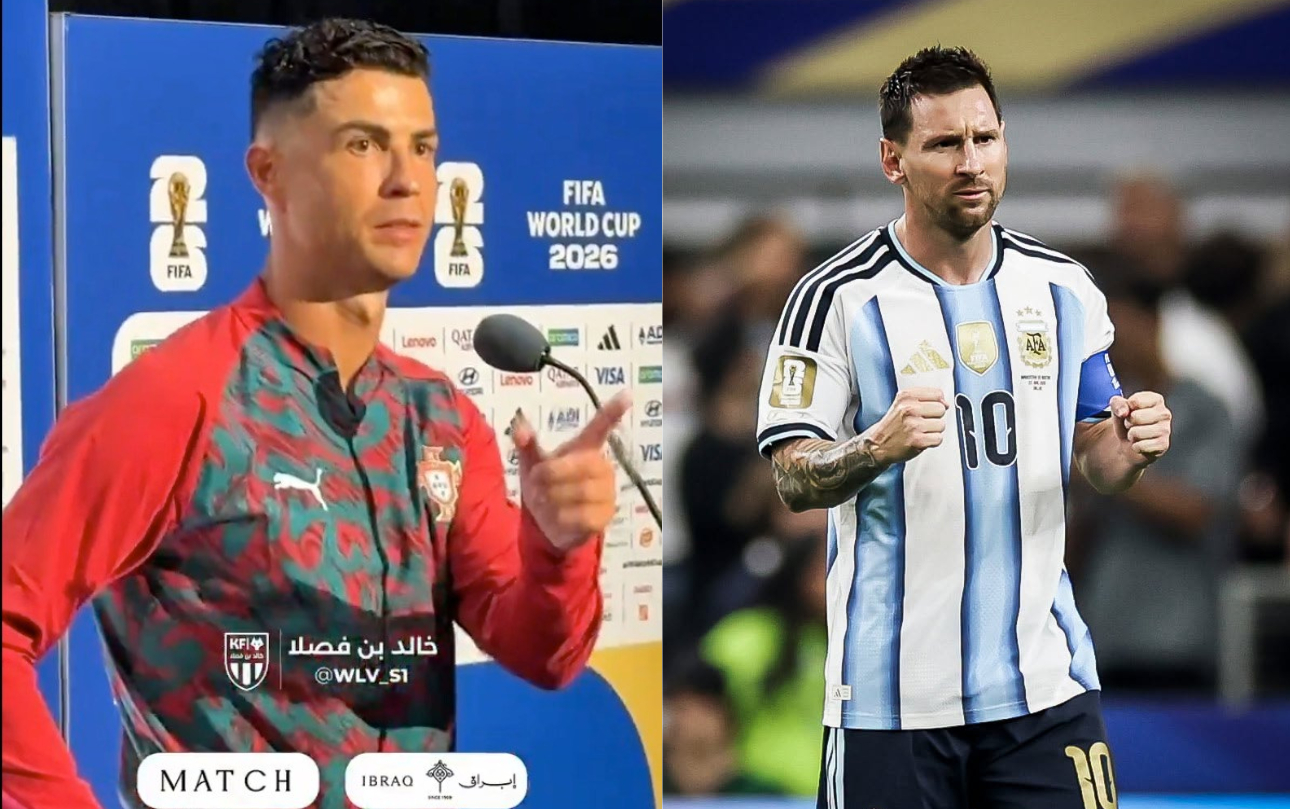 Ronaldo không trả lời câu hỏi về Messi