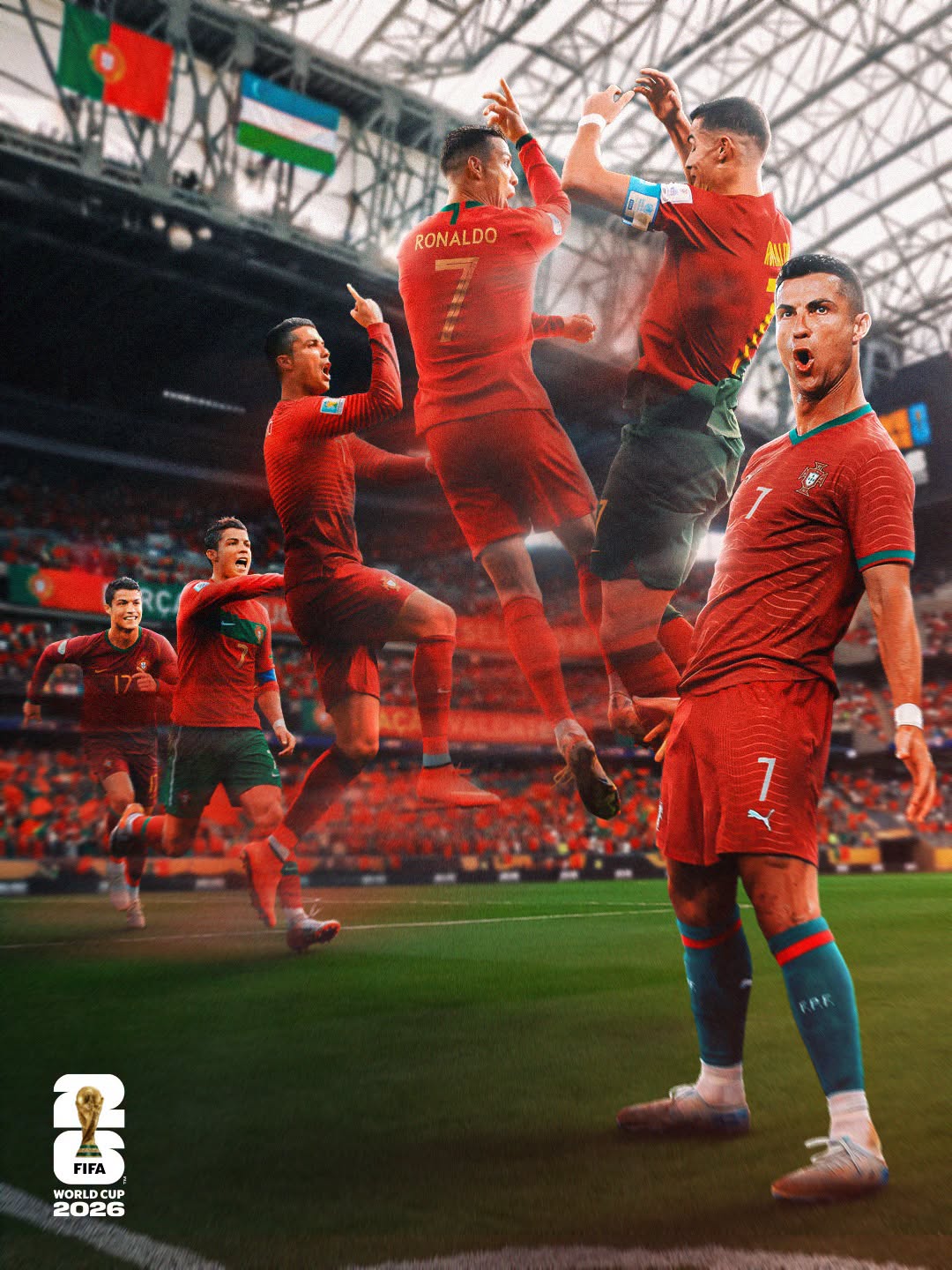 Ronaldo ghi bàn liên tiếp ở 6 kỳ World Cup (Ảnh: FIFA)