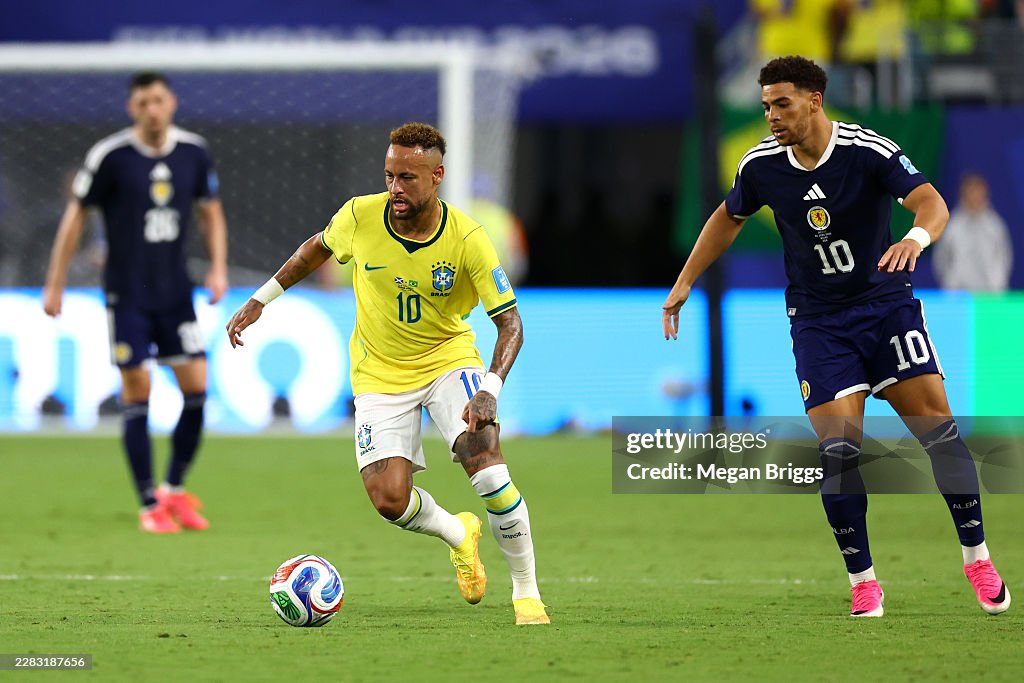 Đây là bước chạy đà để Neymar làm quen trước khi bước vào vòng đấu loại trực tiếp (Ảnh: Getty)