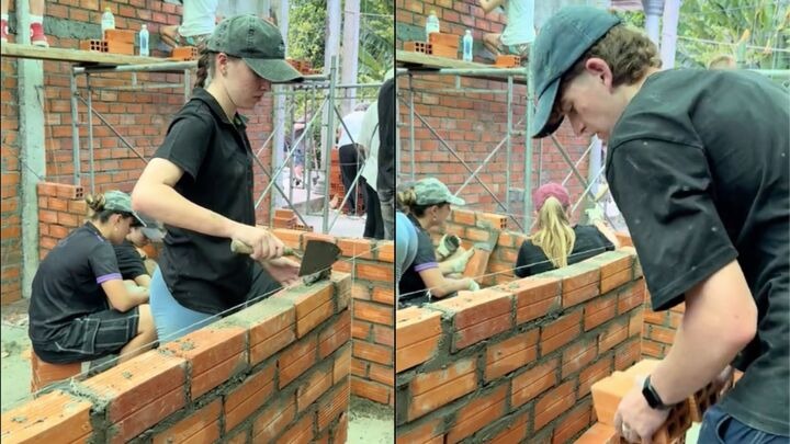 Đoàn khách tây phụ hồ cực kỳ chuyên nghiệp trong chuyến du lịch trải nghiệm miền Tây (Ảnh chụp màn hình)