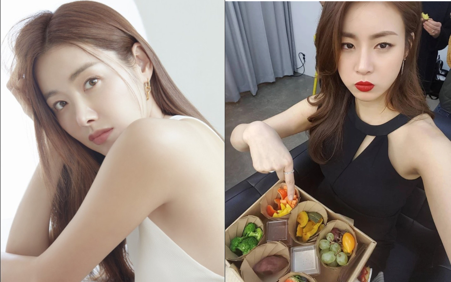 Kang So Ra và So Yi Hyun từng tạo nên trào lưu chăm sóc sắc đẹp bằng giấm táo tại Hàn Quốc