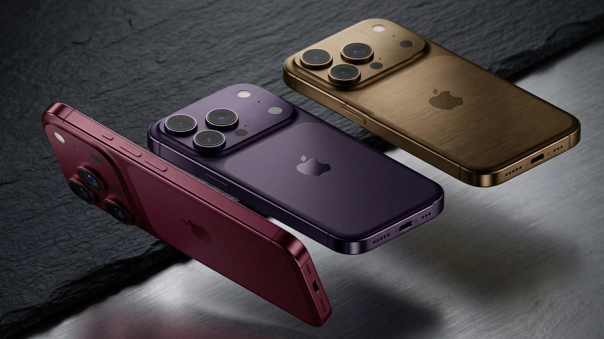 iPhone 18 Pro và iPhone 18 Pro Max được cho là sẽ có 3 tuỳ chọn màu sắc. (Ảnh minh hoạ)