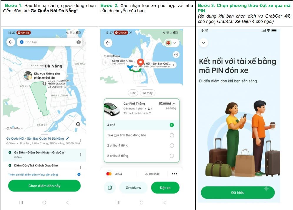 Tin vui cho người đặt Grab tại sân bay: Đặt xe không cần chờ đợi