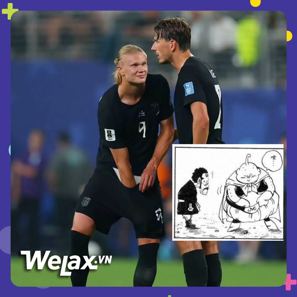 Biểu cảm, dáng chạy của Haaland khiến anh chàng là cầu thủ có nhiều meme nhất mùa World Cup 2026