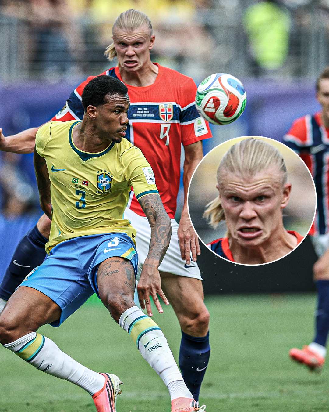 Erling Haaland khiến MXH thế giới bùng nổ, một rổ meme được chế ra sau cú đúp tiễn Brazil về nước