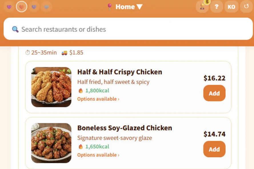FoodNeverArrives là ứng dụng