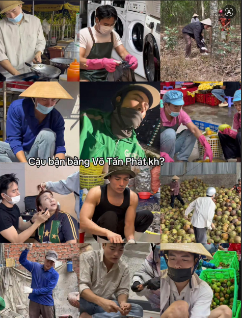 Cư dân mạng hài hước cho rằng người bận rộn nhất là Võ Tấn Phát, nhiều người còn