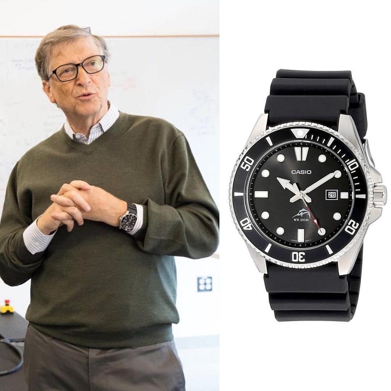 Bill Gates ưu tiên những chiếc Casio tiện dụng thay vì đồng hồ hiệu đắt đỏ