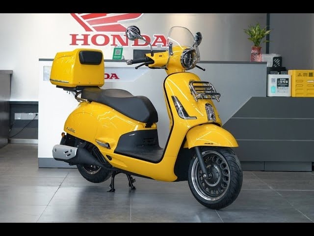 Honda ra mắt xe tay ga mang thiết kế cổ điển giống Vespa, bình xăng dung tích lớn 8,2 lít