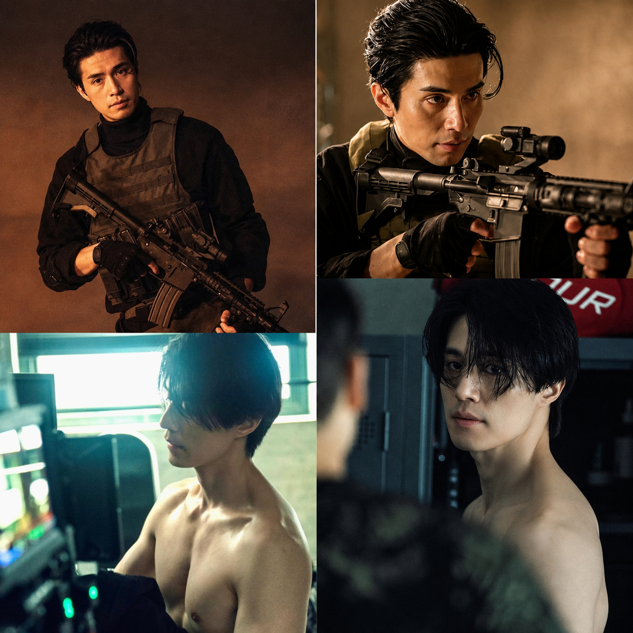 Những hình ảnh của Lee Dong Wook khi vào vai