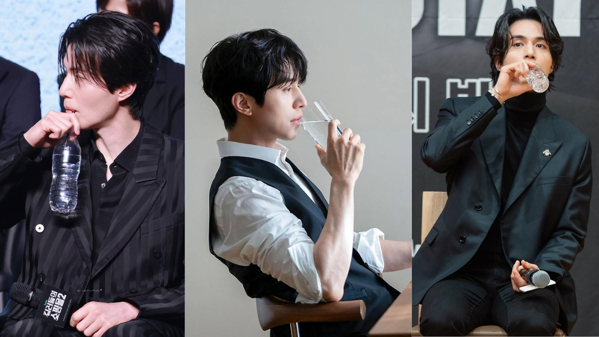 Lee Dong Wook rất quan tâm đến việc nạp đủ nước mỗi ngày (Ảnh Daeum)