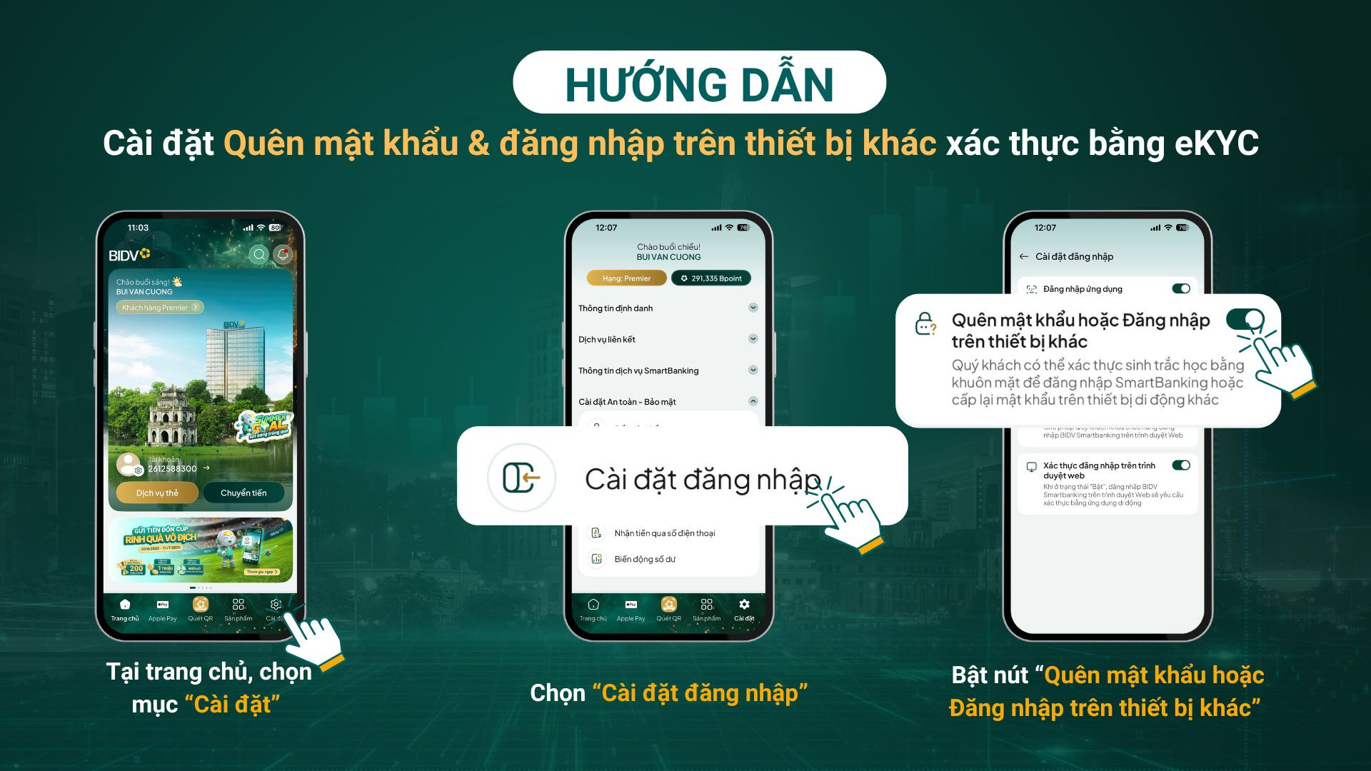 BIDV có thông báo quan trọng đến toàn bộ khách hàng