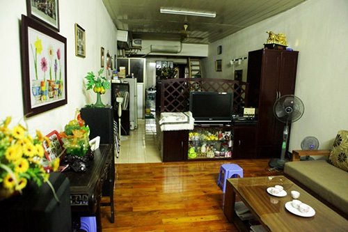 Không gian trong nhà Đỗ Mỹ Linh rất ấm cúng, đơn giản