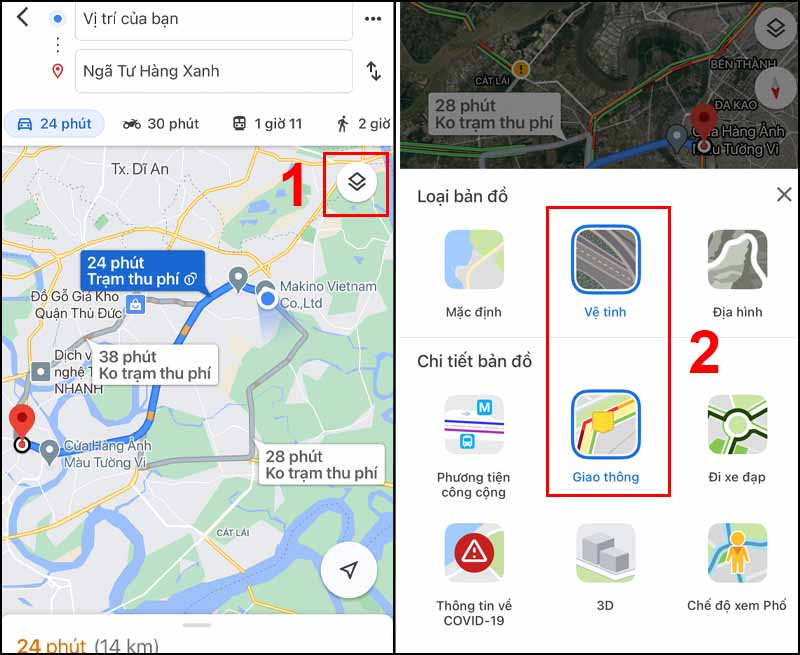 Dừng cài đặt này trên Google Maps để đi đường bớt kẹt xe