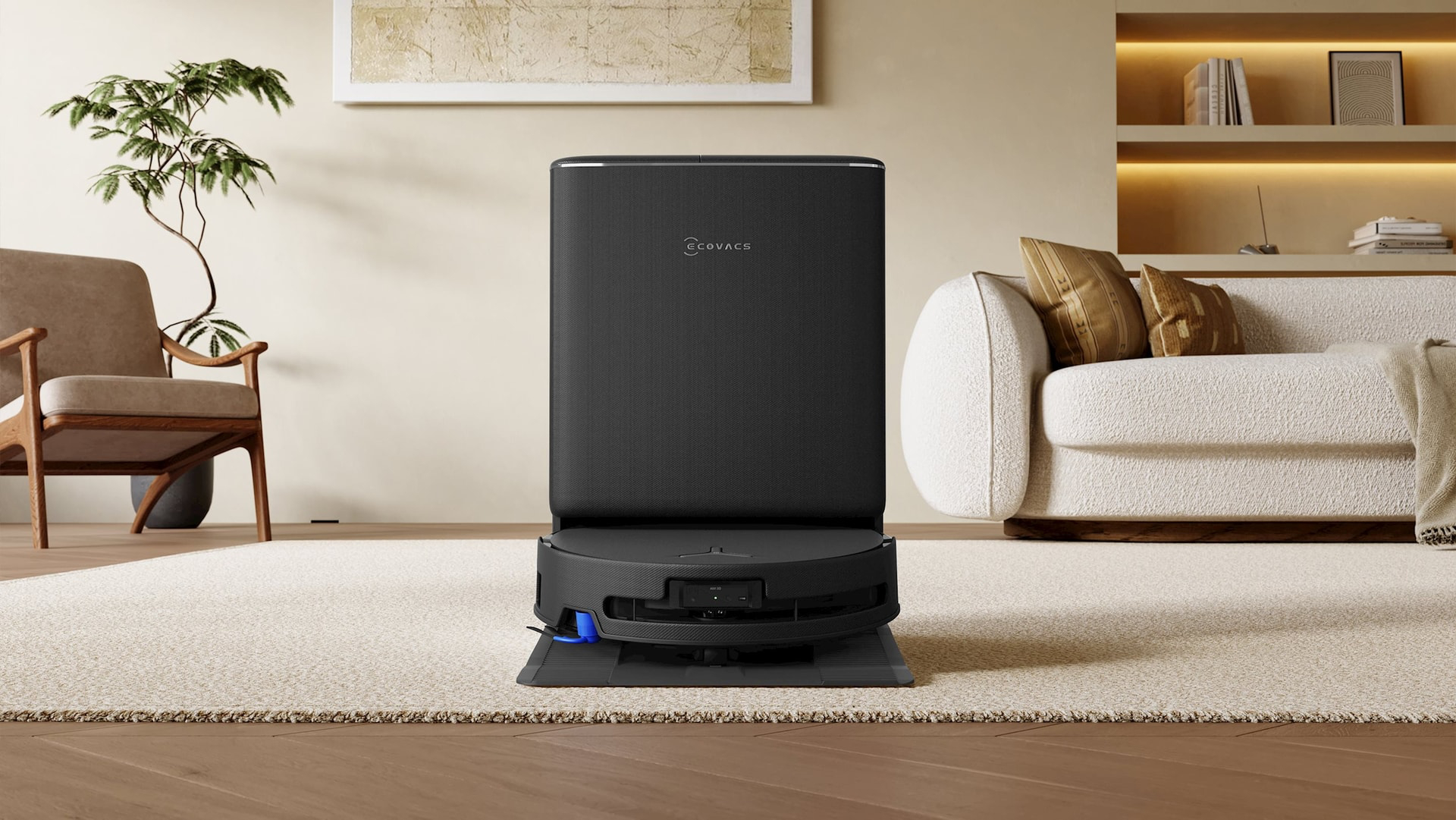 DEEBOT T90 Pro Omni - tiên phong định hình lại chuẩn mực làm sạch với công nghệ lau con lăn ROLLER của ECOVACS. (Ảnh: ECOVACS).
