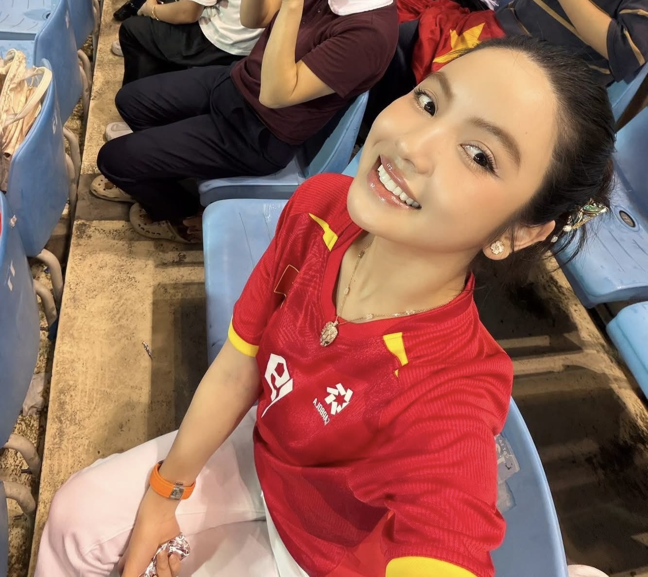 Ảnh Thanh Huyền tự đăng trên trang cá nhân (Ảnh: FB/ Chu Thanh Huyền)