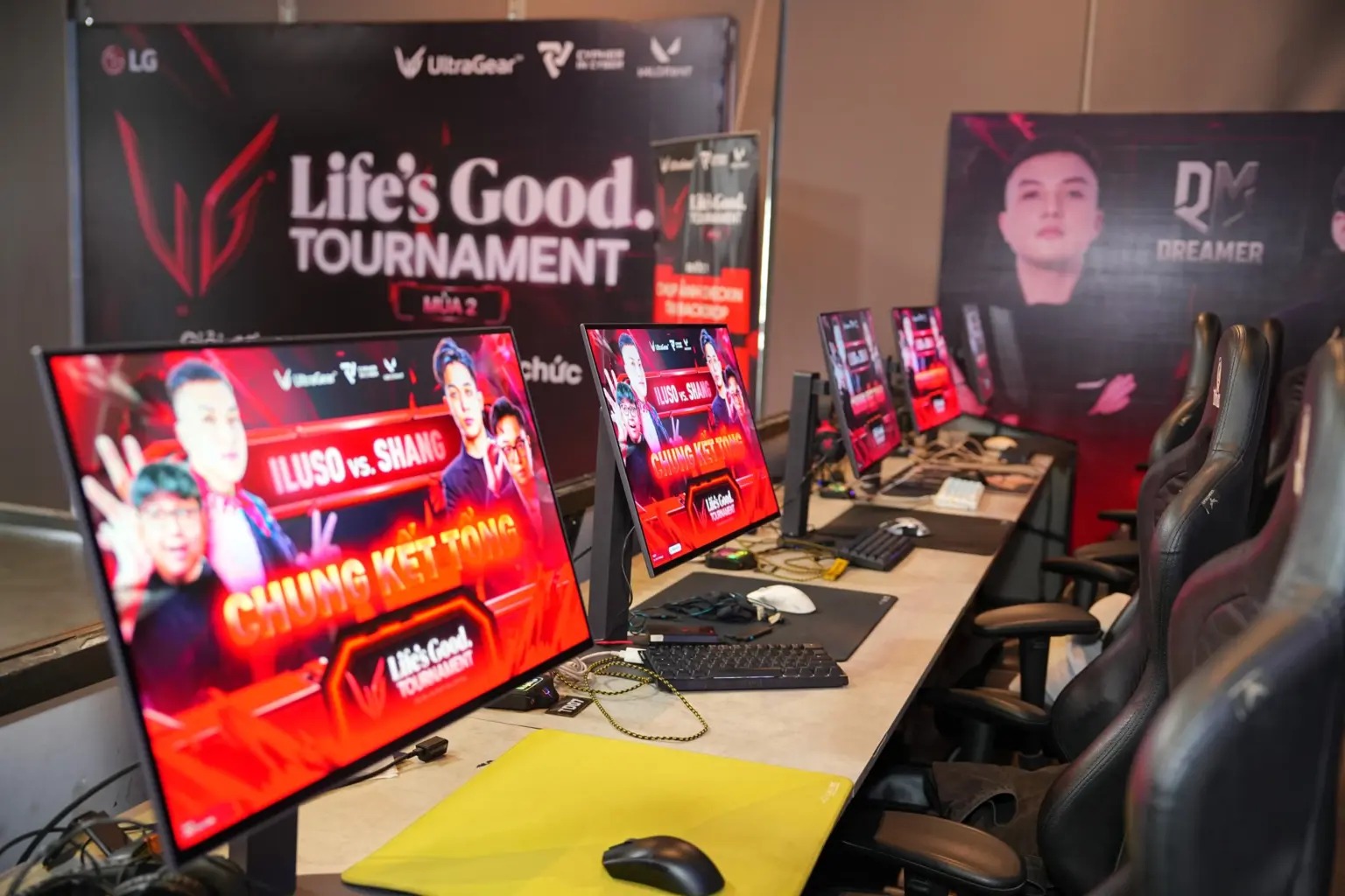 Màn hình LG UltraGear đồng hành cùng các trận đấu tại LG Life’s Good Tournament 2026
