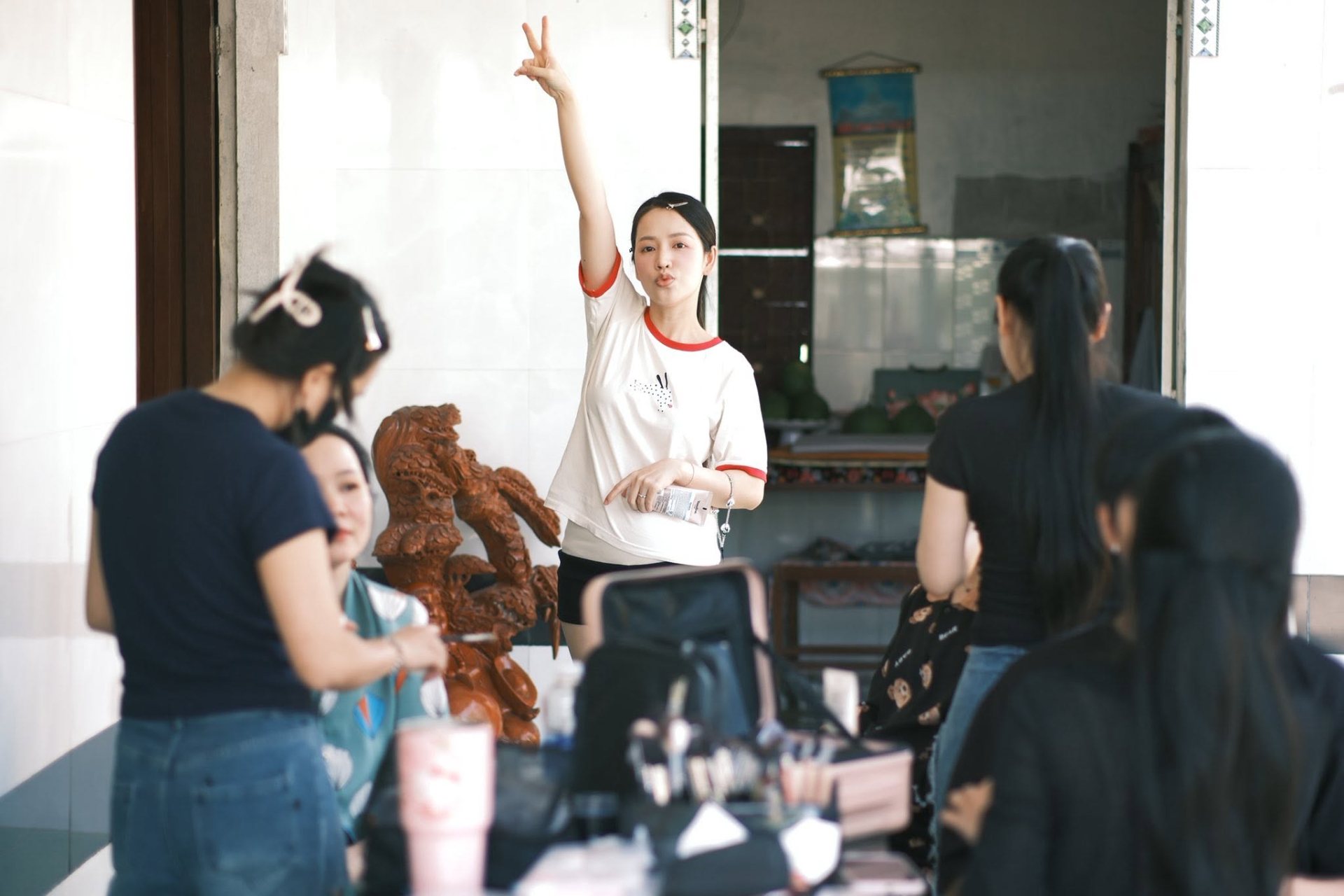Puka thoải mái khoe những góc giản dị bên trong nhà của ba mẹ
