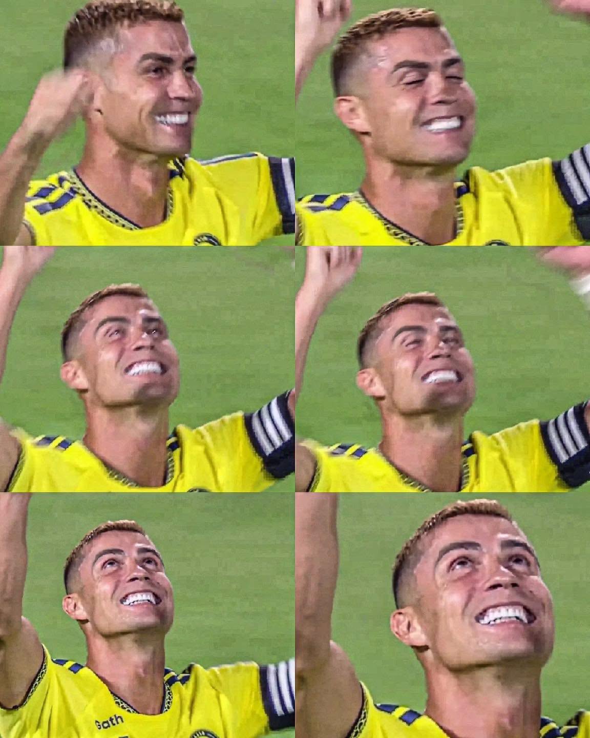 Ronaldo mắt rưng rưng sau khi ghi bàn