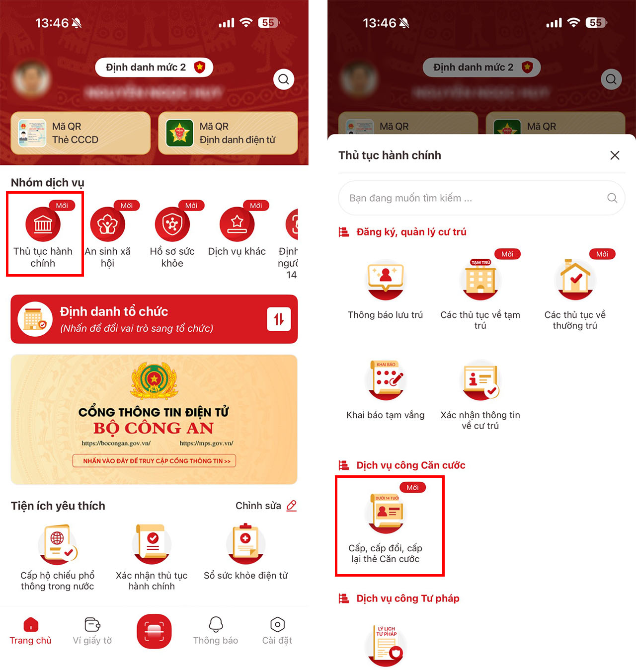 Cách đổi thẻ Căn cước mới miễn phí 100% trên VNeID mà người dân cần biết