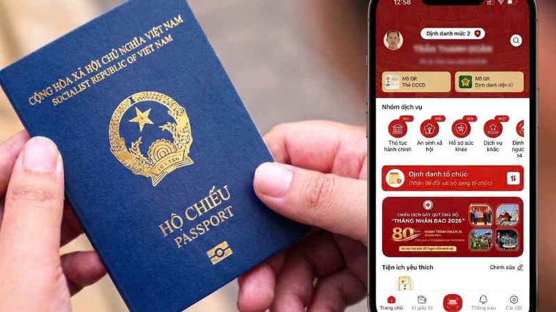 Cách làm hộ chiếu online trên VNeID nhanh gọn, nhận ngay tại nhà mà người dân nên biết