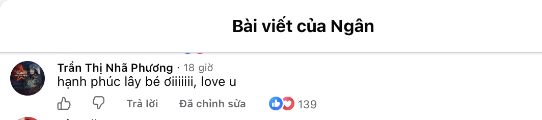 Nhã Phương chúc mừng Khả Ngân, gọi đàn em là