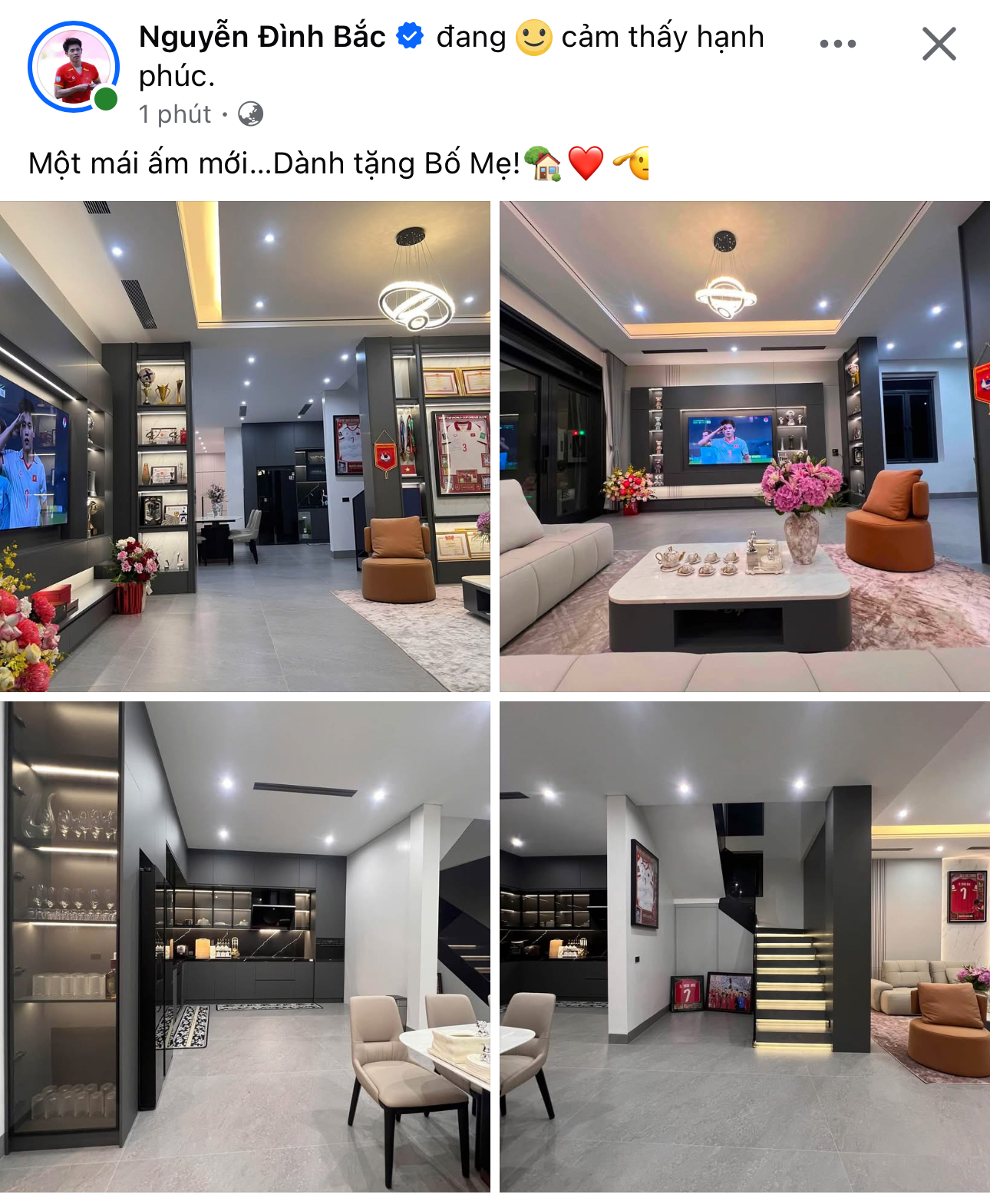 Căn nhà Đình Bắc dành tặng bố mẹ ở Nghệ An