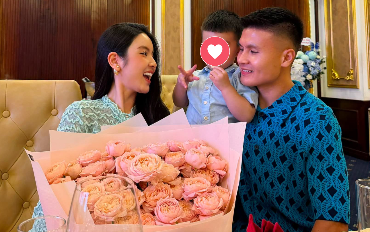 Quang Hải có tổ ấm hạnh phúc (Ảnh: FBNV)