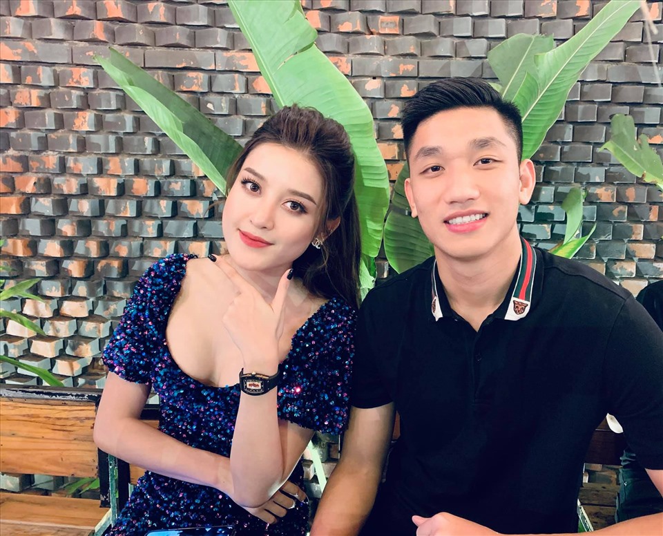 Huyền My và Trọng Đại cùng nhau xuất hiện thân thiết (Ảnh: FBNV)