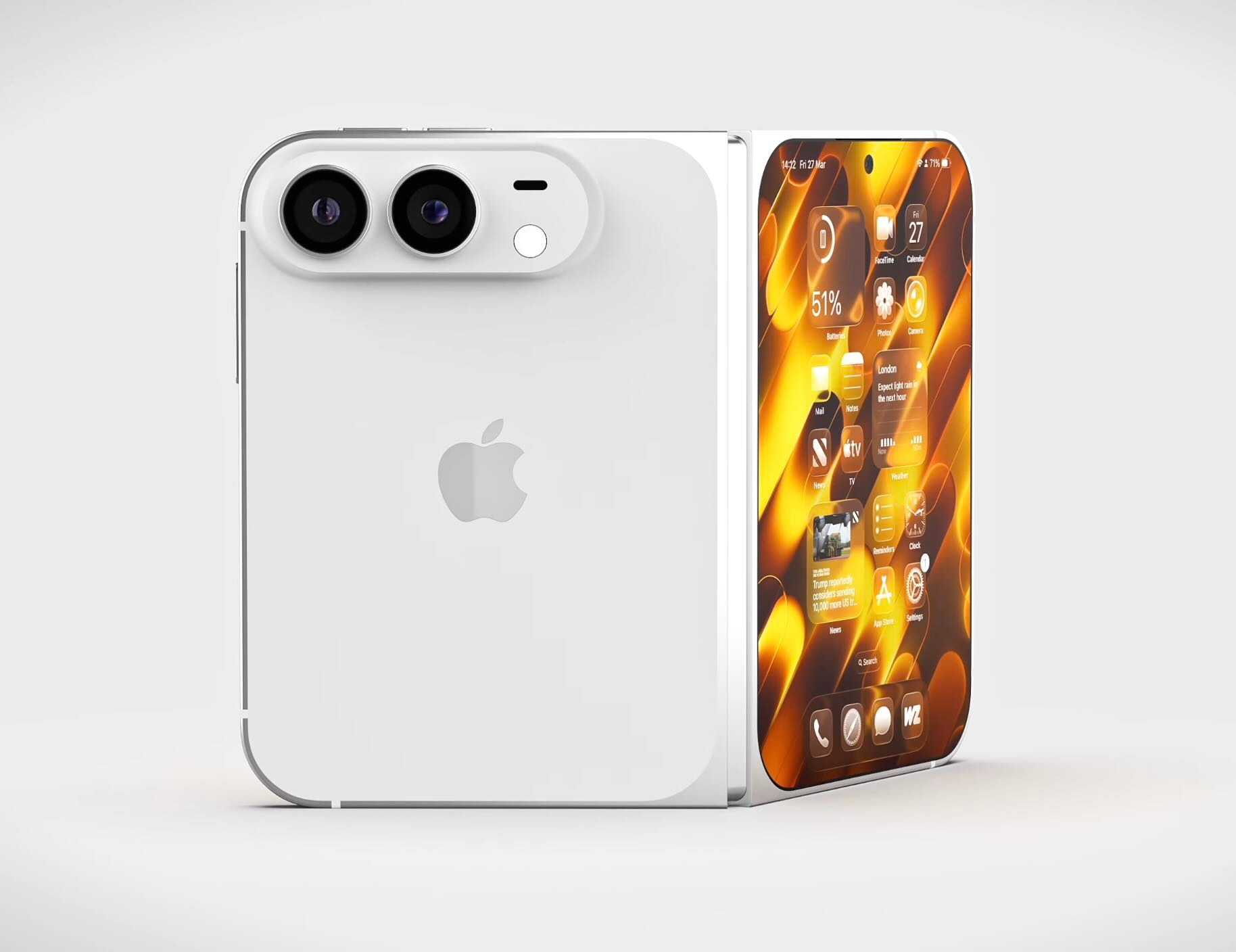 Lộ giá bán và cấu hình iPhone Ultra màn hình gập trước giờ G