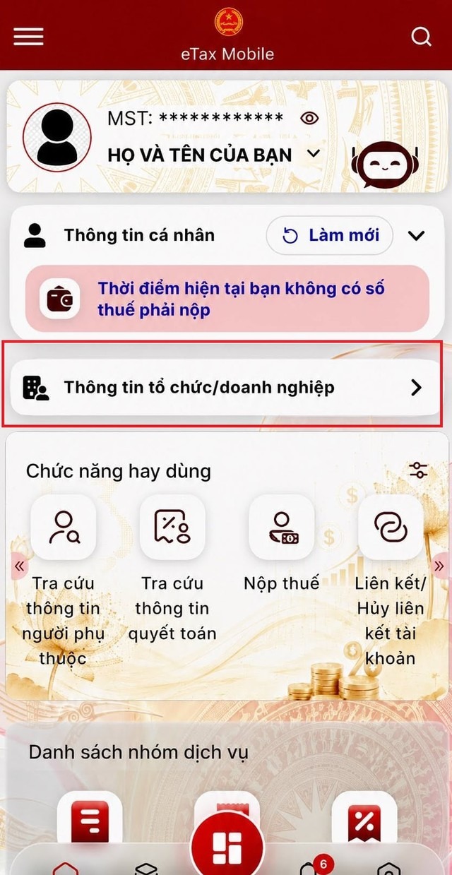 Cập nhật mới nhất trên eTax Mobile: Người dùng cần kiểm tra thông tin sau càng sớm càng tốt
