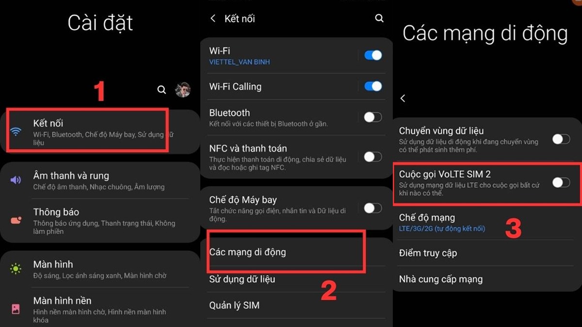 Cách kích hoạt cuộc gọi VoLTE trên điện thoại Android