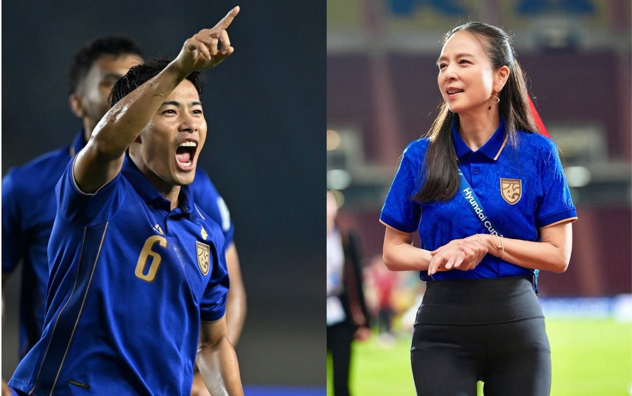 Madam Pang bùng nổ cảm xúc với chiến thắng của tuyển Thái Lan (Ảnh: FB/Madam Pang)