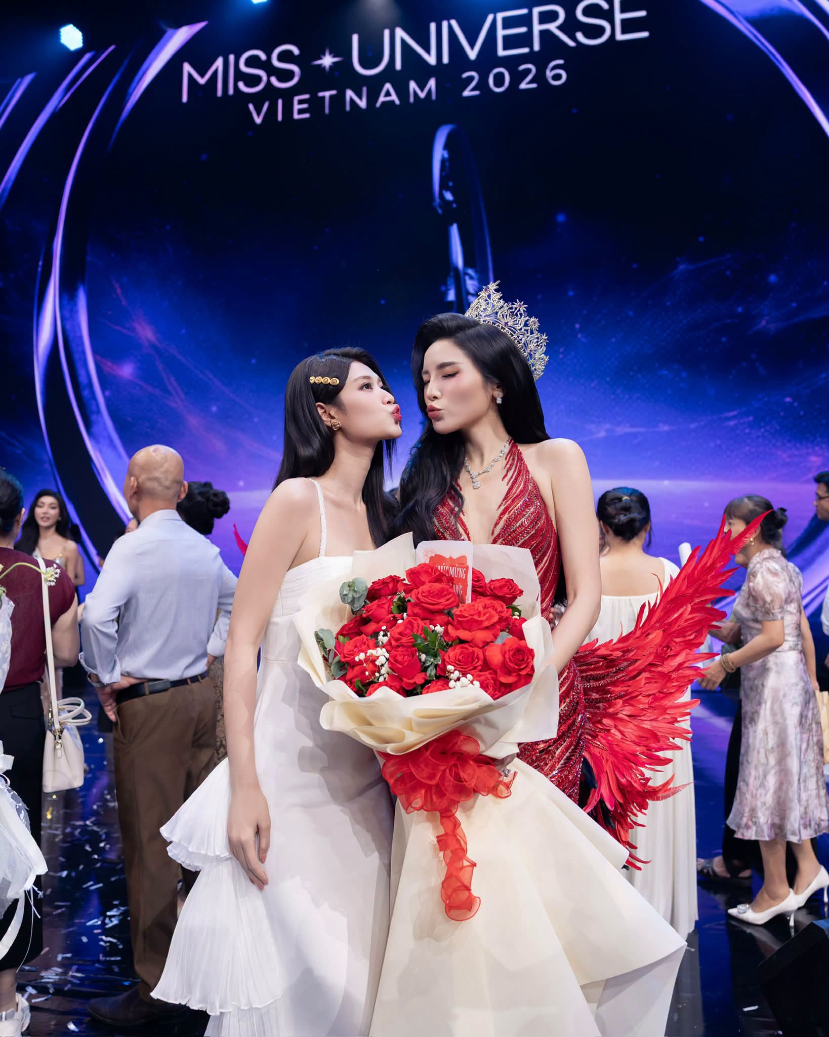 Kỳ Duyên gửi lời cảm ơn những người thân đã bên cạnh ủng hộ và động viên trong hành trình đã qua, đặc biệt là lời nhắn nhủ đến Thiên Ân