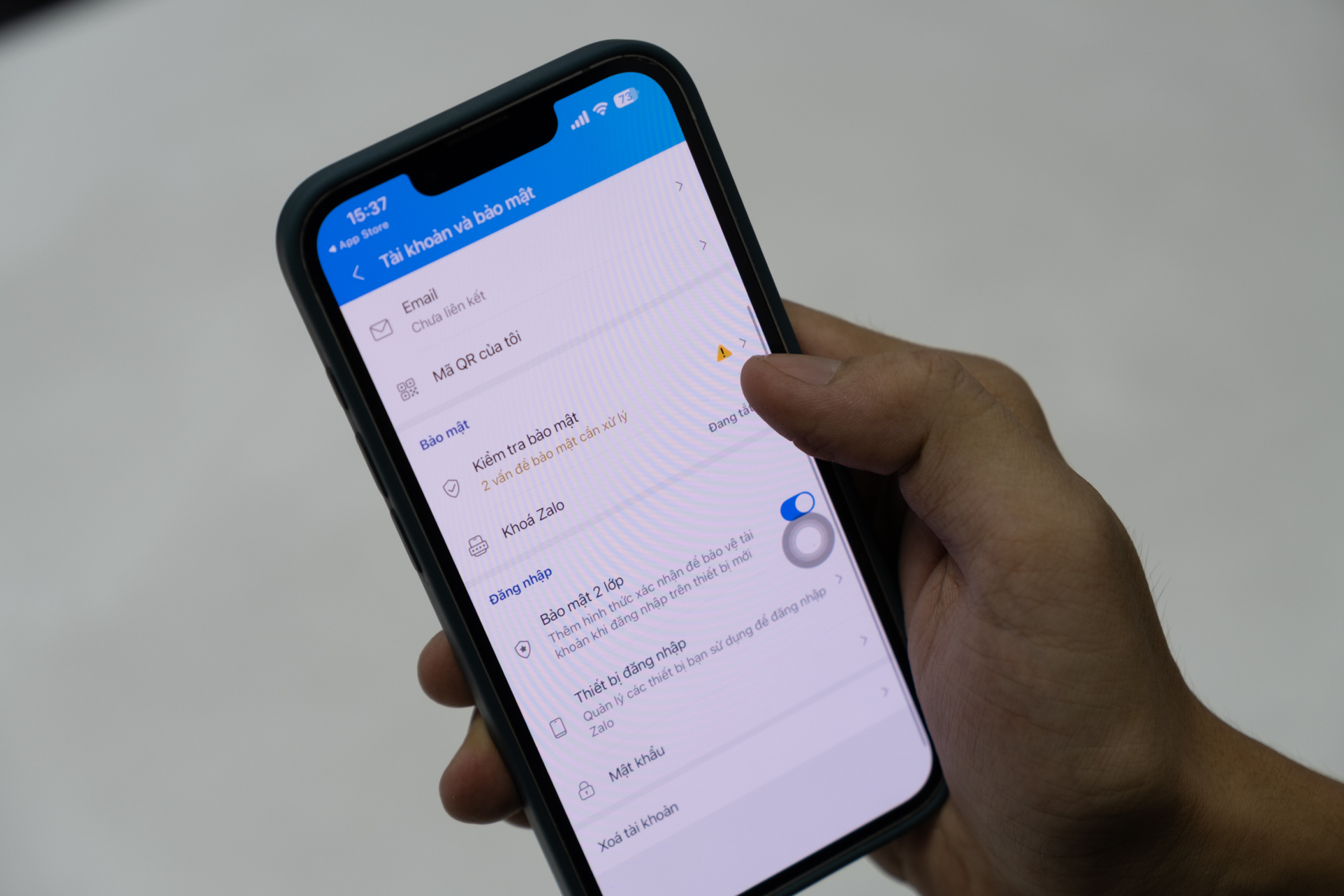 Người dân nên sử dụng các tính năng tăng cường bảo mật có trên Zalo để chủ động phòng ngừa lừa đảo  (Ảnh: Khả Văn)