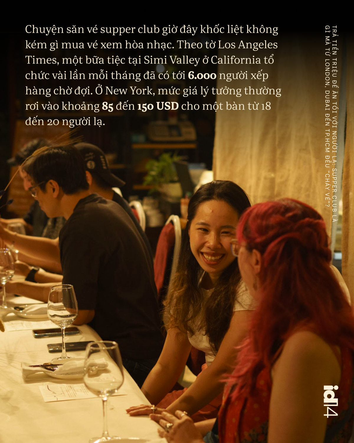 Trả tiền triệu để ăn tối với người lạ: Supper club là gì mà từ London, Dubai đến TP.HCM đều “cháy vé”?