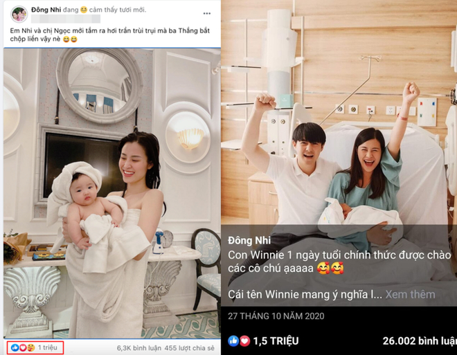 Winnie chính là nhóc tỳ duy nhất trong showbiz Việt có 2 bức ảnh hơn 2,5 triệu like