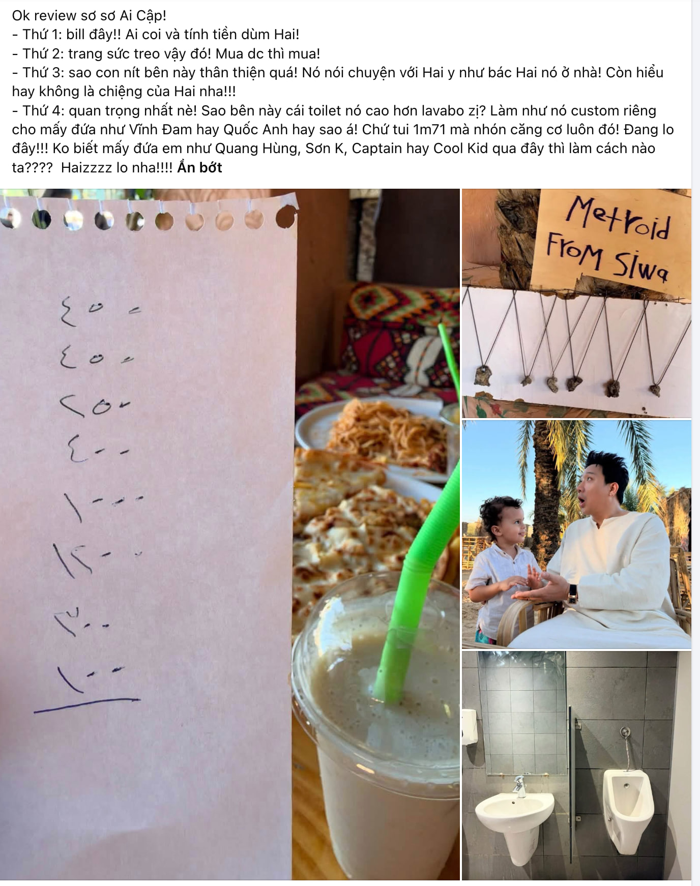 Trấn Thành sang Ai Cập thật không biết ngại là gì!