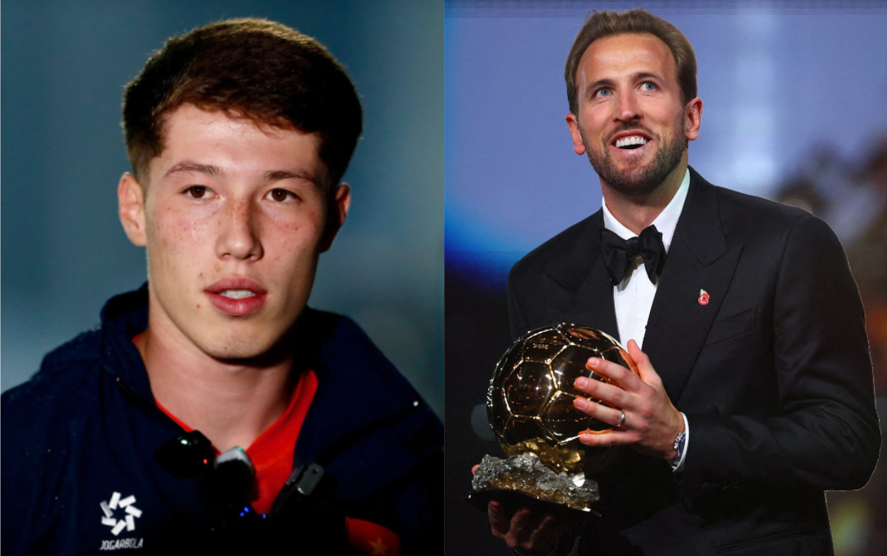 Minh Hoàng từng tiết lộ được Harry Kane khuyên về Việt Nam thi đấu (Ảnh: VFF - Getty)