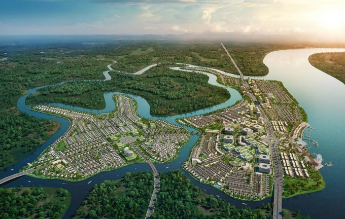 Aqua City có điều kiện thiên nhiên lý tưởng với 3 mặt giáp sông tạo ra không gian sống xanh hoàn hảo.