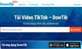 DownTik.com - nền tảng hỗ trợ tải video Tik Tok hàng đầu hiện nay