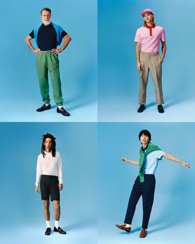 Những outfit tối giản mà thời thượng với áo polo Lacoste