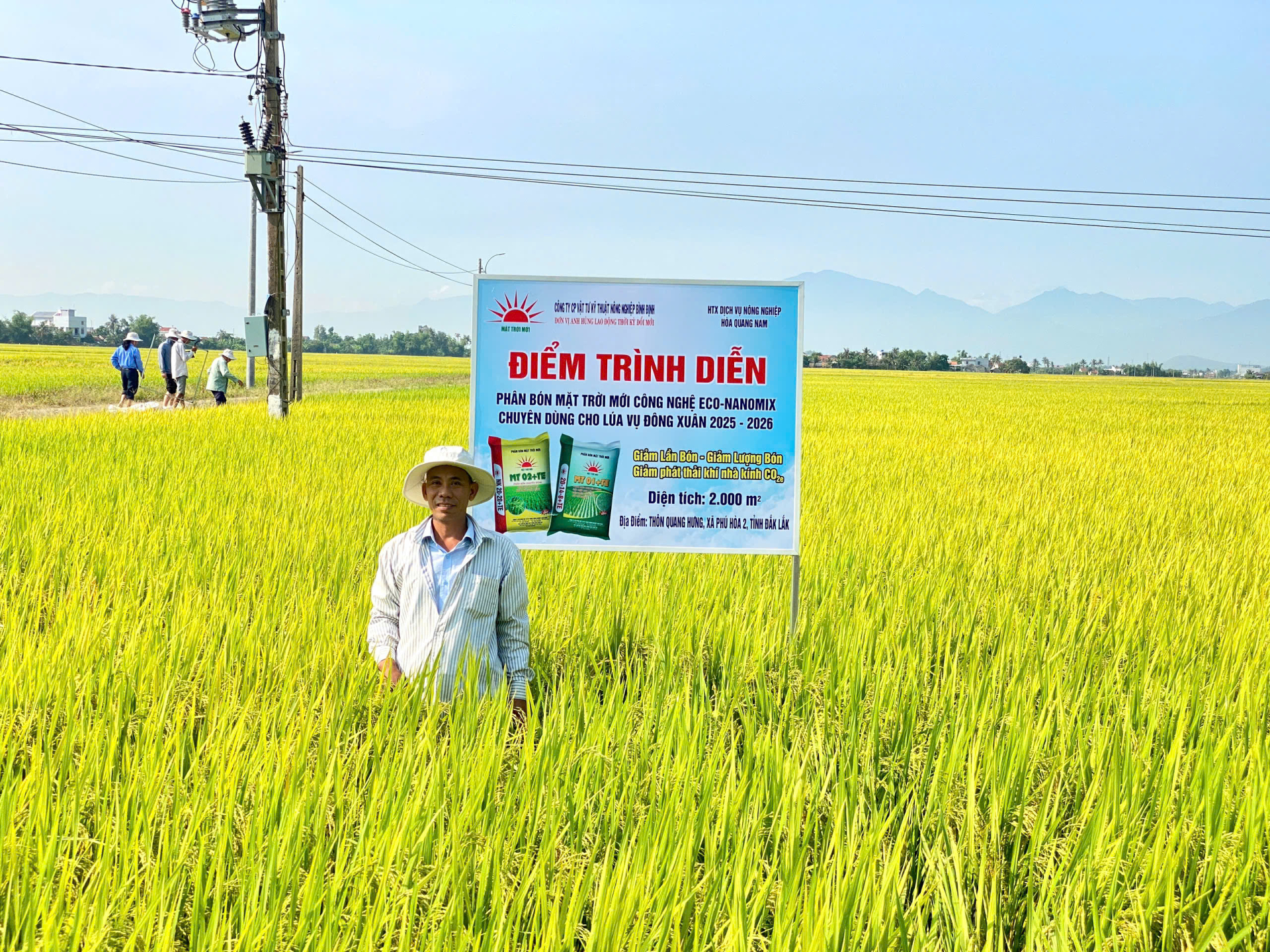 Mô hình trình diễn tại xã Phú Hòa 2, tỉnh Đắk Lắk