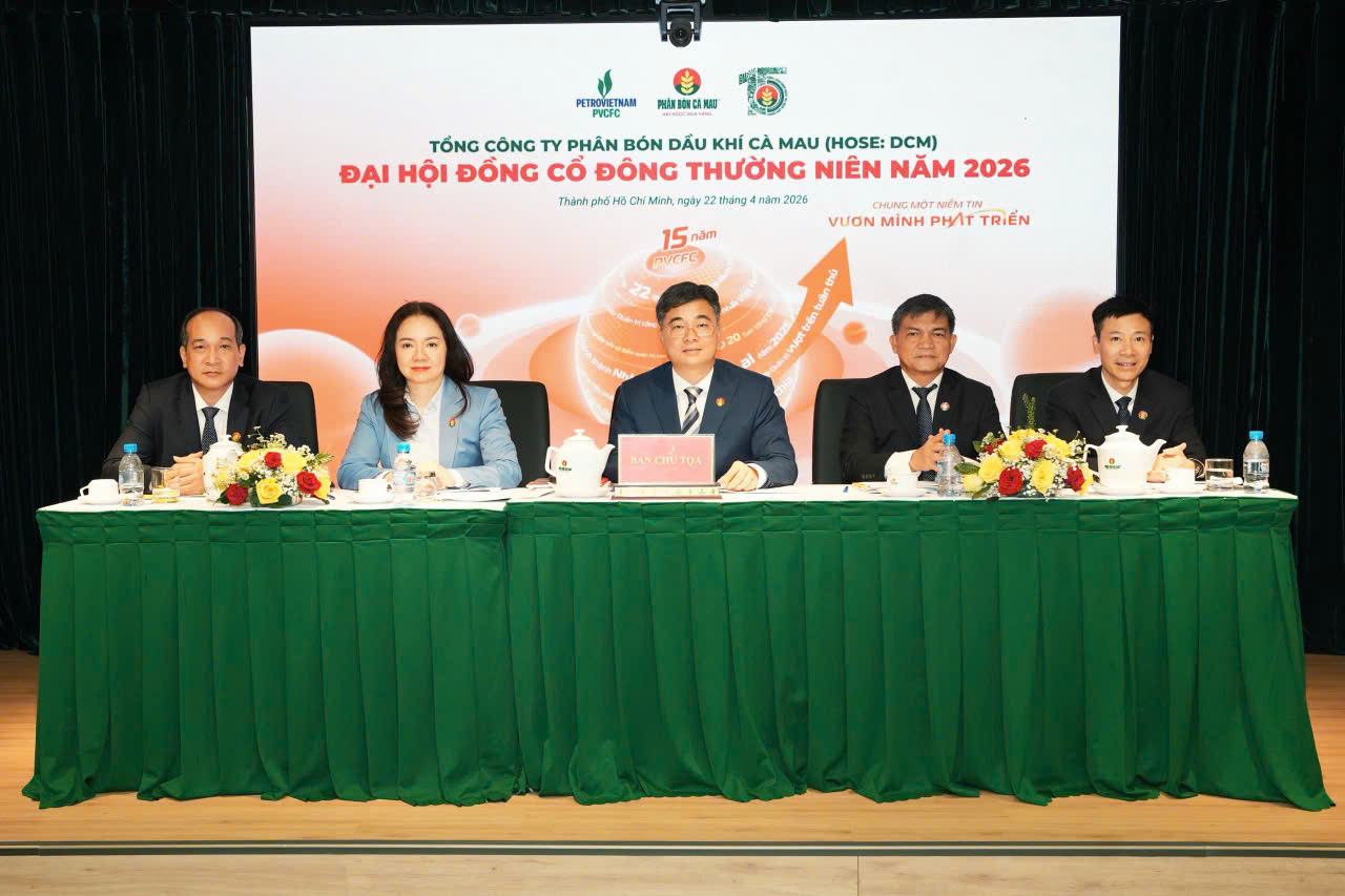 Phân bón Cà Mau tổ chức Đại hội đồng Cổ đông Thường niên năm 2026